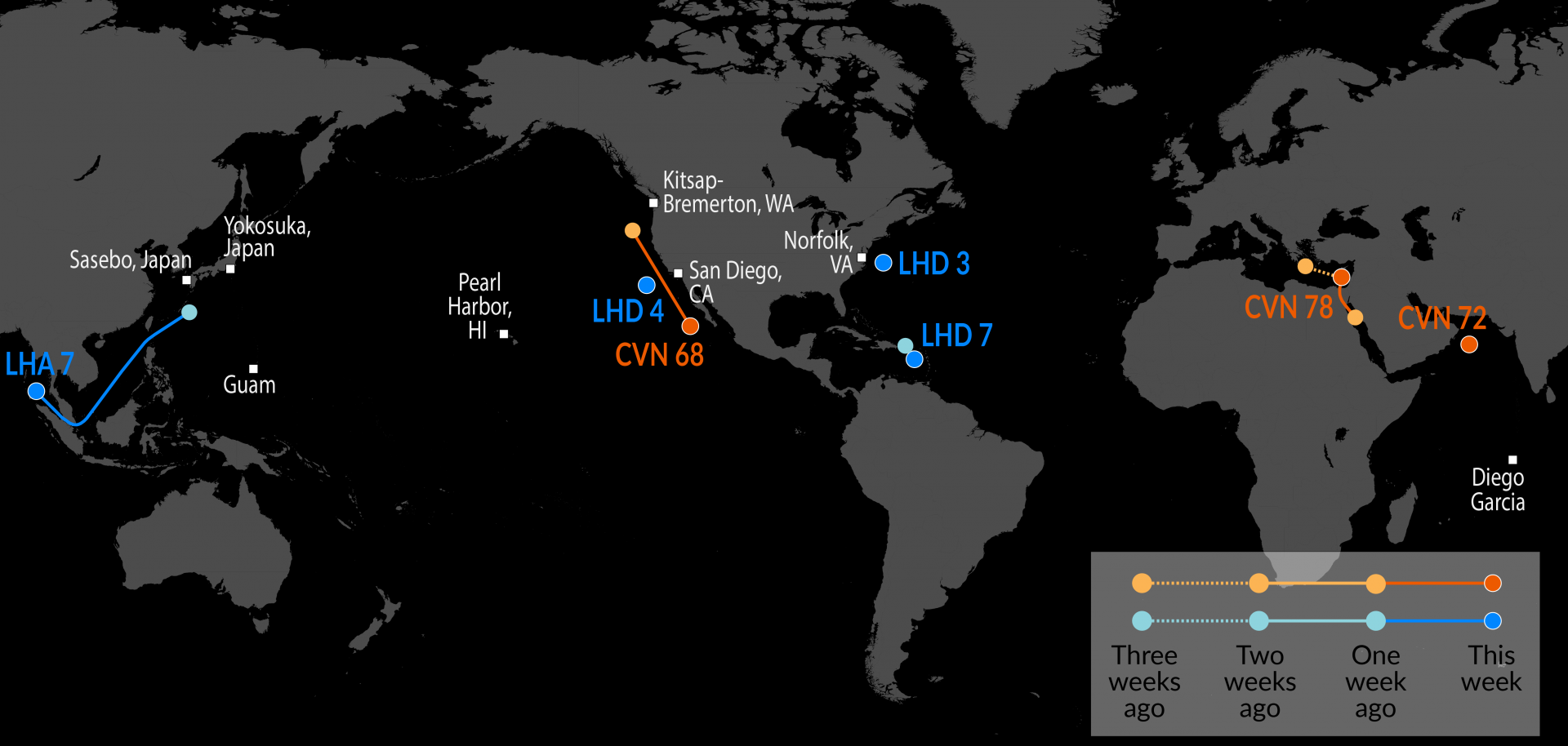 U S Naval Update Map March 19 2026 Naval Update Map 20260318 Display 